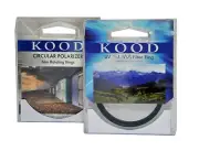 Kood 77mm Circular Polariser & UV Filter Set CPL Twin filter set 77mm