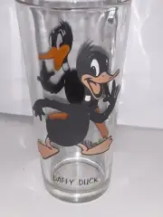 Vintage 1973 PEPSI DAFFY DUCK Looney Tunes Warner Bros Collector Glass Very Nice