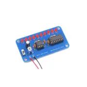 Variable Speed 4017 Light Chaser Electronics DIY Educational Kit