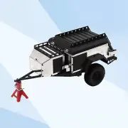 US Metal Dual Axle Trailer For 1/10 RC Car Traxxas TRX4 AXIAL SCX10 RC4WD