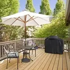 Outdoor BBQ Cover Garden Patio Grill Cover Fire Pit Cover Barbecue Protector