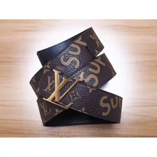 【日本二手】LV Supreme Louis Vuitton x SUP 聯名 老花 皮帶 腰帶