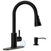 Oil Rubbed Bronze Kitchen Faucets Touchless with Soap Dispenser