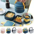 Double-layer Lunch Box Portable Microwave Food Box Picnic Fruit Container ψμ