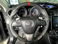 在飛比找樂天市場購物網優惠-[細活方向盤] 正碳纖維紅環款 Mazda3 Mazda5 