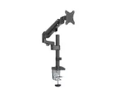 Brateck Single Monitor Heavy-Duty Aluminum Gas Spring Monitor Arm Fit Most 17' - 35' Monitors Up to12kg per screen VESA 75x75/100x100