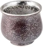 CtoC Japan New Six GUI Cup, Multi, φ2.2 x 2.0 inches (5.5 x 5 cm), 2.8 fl oz (80 cc), Crystal Silver Coating, Pottery Kiln Arita Ware Made in Japan