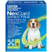 NexGard SPECTRA Chews For Medium Dogs 7.6-15kg 3pk