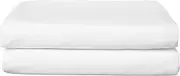 Premium Hotel Quality 1-Piece Flat Sheet, Luxury & Softest 1500 Thread Count Egyptian Quality Bedding Flat Sheet, Wrinkle, Stain and Fade Resistant, Queen, White