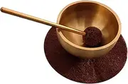 Mini Singing Bowl Set, Tibetan Singing Bowl with Mallet & Cushion, Heart Warming Angel Sound, Portable Instrument for Meditation & Stress Relief