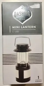Dashing Battery Operated Camping "6-LED Mini Lantern" NIB