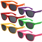3 PAIR Kids Toddler Boys Girls Multi Colors 80's fun Sunglasses Retro Shades New