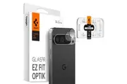 SPIGEN Google Pixel 9 Pro XL Camera Lens Protector, Genuine EZ Fit Optik Slim Glass 2 PCS for Google - Clear