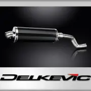 YAMAHA XT500 TT500 1977-1989 350MM OVAL CARBON EXHAUST SYSTEM