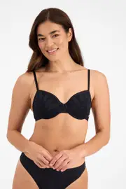 Berlei Because Lightly Lined Contour Bra - Black, Size: 18 E
