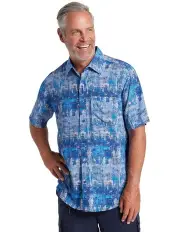 [Breakaway] Wilt Bamboo Short Sleeve Shirt in Ship cove