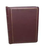 Vintage NATIONAL Blank Book Co Minute Book - Stockholders Ledger, Bookkeeping -