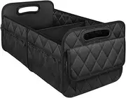 QLPQASCU Car Trunk Storage Container, Collapsible Storage Basket, Organizer Box for Bedroom