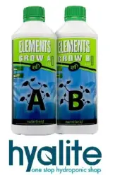 Nutrifield Elements Grow A&B Set 1L Hydroponic Nutrient NF