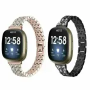 Stainless steel Bracelet Metal Wrist Band Straps For Fitbit Versa 3 Sense