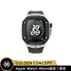 【Golden Concept】Apple Watch 45mm錶殼 銀錶框 黑橡膠錶帶 WC-SPIII45-SL-BK