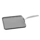 Chatham 11 In. Hard-Anodized Aluminum Ceramic Nonstick Griddle in Gray