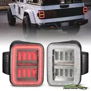 For 2019-2024 Jeep Gladiator JT NOVA-Series Prismatic LED Tail Lights Chrome (for: Jeep)