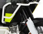 CROSSPRO HUSQVARNA NORDEN 901 CRASH BARS PROTECTION - UPPER SET - WHITE