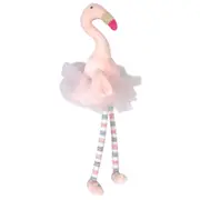 Ollie & Paige Flamingo In A Tutu Kids/Children Stuffed Animal Cuddle Toy 42cm
