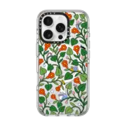 iPhone 16 Pro Clear Case MagSafe Compatible Secret Garden by Minstudio