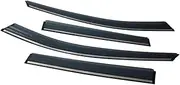 Weathershiled, for VW, for Touareg, 2004 2005 2006 2007 2008 2009 2010 Side Window Vent Visor Sun Rain Deflector Guard Awnings Shelters Car Window Rain Guard