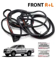 Pair Weatherstrip Door Rubber For Toyota Hilux Vigo Champ Cab '2012 '2015