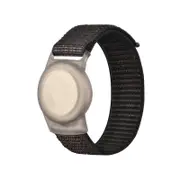 Protective Case for Air Tag GPS Tracker Holder with Nylon Bracelet-Black