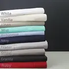 50cm DEEP WALL Sheet Set 300TC Egyptian Cotton AU QUEEN KING DB SG Solid Colors