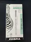 12 Zebra Pen Mildliner Double Ended Markers: Chisel & Bullet Tip: Coral Pink