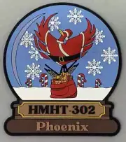 HMHT-302 PHOENIX 4" PVC HOOK & LOOP PATCH