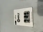 Comply Foam Ear Tips, Memory Foam Earbud Replacement Tips 3 Pair Black