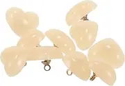 [Gatuida] Heart Shaped Coat Buttons Cute Decorative Craft Buttons for Replacement Shirts Sweaters Jackets Durable Easy to Sew for DIY Projects