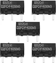 5pcs D2FC-F-K (50m) Blue Dot Mouse Micro Switch Compatible With Logitech MX Series, G Series, and Apple G3 G4 G5