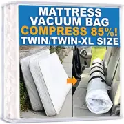 Mattress Vacuum Bag for Moving, Vacuum Seal Mattress Bag for Memory Foam or I...