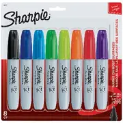 Sharpie Chisel Permanent Markers Assorted 8 Pack
