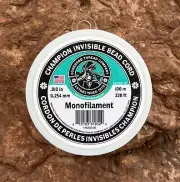 Champion Invisible Bead Cord 100M .010"