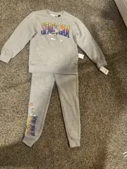 Space Jam A New Legacy Long Sleeve Gray Sweatshirt & Jogger Set Youth S NWT