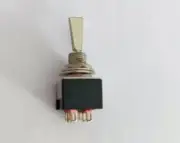 Chrome DPDT Toggle ON ON ON Switches,UL VERIFIED