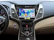 SIXWIN Android Car Stereo for Hyundai Elantra 2014-2016 with Wireless CarPlay Android Auto Mirror Link 2G+64G 9 Inch Touchscreen Bluetooth GPS Navigation WiFi FM Backup Camera MIC
