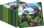 Dinosaur Party Napkins, 40PCS Dinosaur Napkins Disposable, Dinosaur Party Supplies Birthday Decorations, Dinosaur Party Dinner Paper Napkins for Theme Party, Birthday, 6.5 Inch