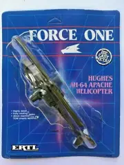 1988 ERTL Force One HUGHES AH-64 APACHE HELICOPTER diecast #1142 New Sealed