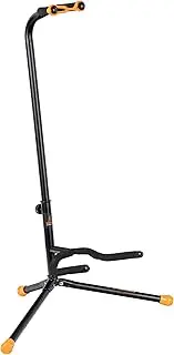 Ortega Guitars OGS-1BK Stand w/Tripod Legs and Cradle for Single Acoustic or Electric Guitars, Black