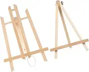 2Pcs Painting Easel Foldable Tabletop Art Display Stand for Lightweight Easel for Indoor and Outdoor Use for Artists