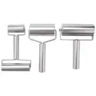 Stainless Steel Rolling Pin,Kitchen Utensils Fondant Roller,for Dough,Pizza8925